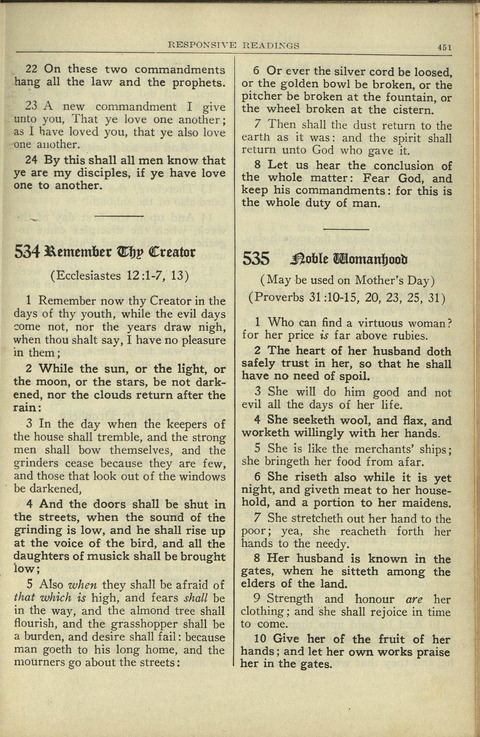 The American Hymnal: for English speaking people everywhere page 448