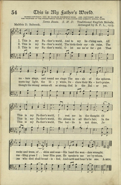 The American Hymnal: for English speaking people everywhere page 53