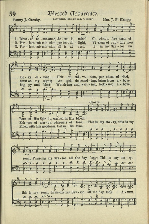 The American Hymnal: for English speaking people everywhere page 58