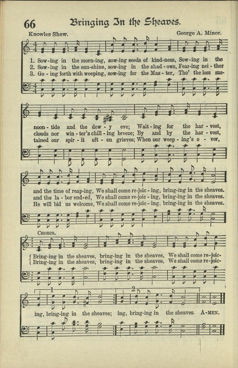 The American Hymnal: for English speaking people everywhere page 65