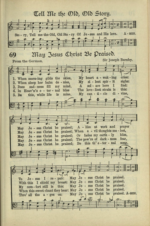 The American Hymnal: for English speaking people everywhere page 68