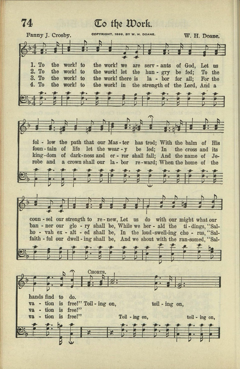 The American Hymnal: for English speaking people everywhere page 73