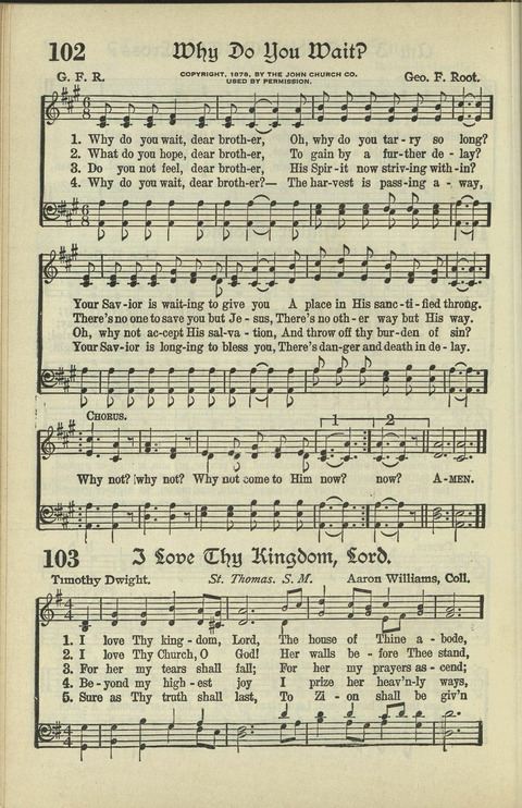 The American Hymnal: for English speaking people everywhere page 93