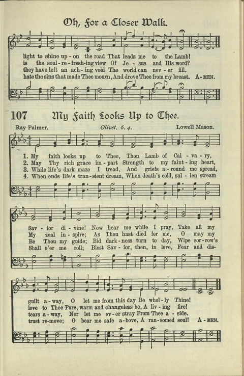 The American Hymnal: for English speaking people everywhere page 96