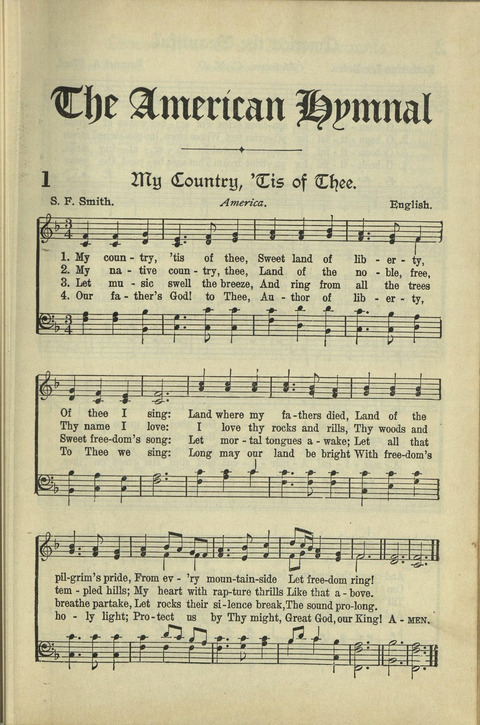 The American Hymnal: for English speaking people everywhere page vi