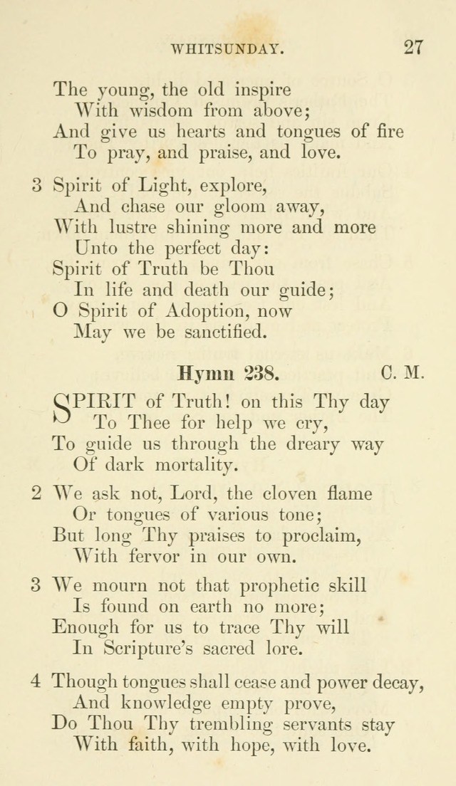 Additional Hymns set forth by the House of Bishops at the request of the House of Clerical and Lay Deputies, in General Convention, October 1865; to be used in the congregations of the Protestant Ep.. page 27