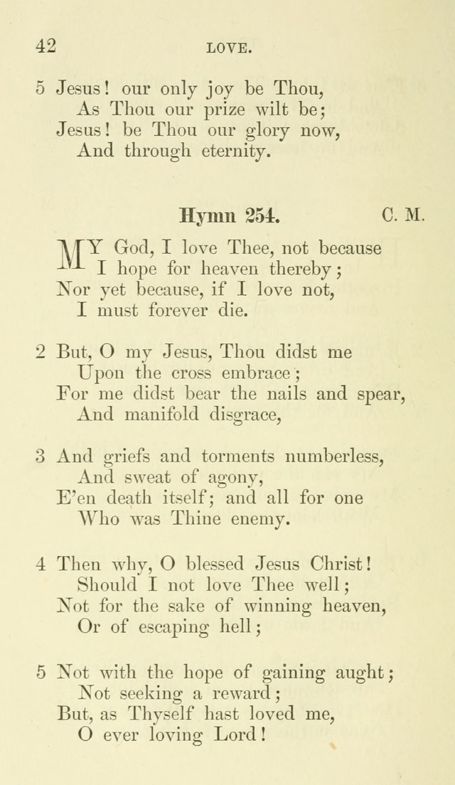 Additional Hymns set forth by the House of Bishops at the request of the House of Clerical and Lay Deputies, in General Convention, October 1865; to be used in the congregations of the Protestant Ep.. page 42