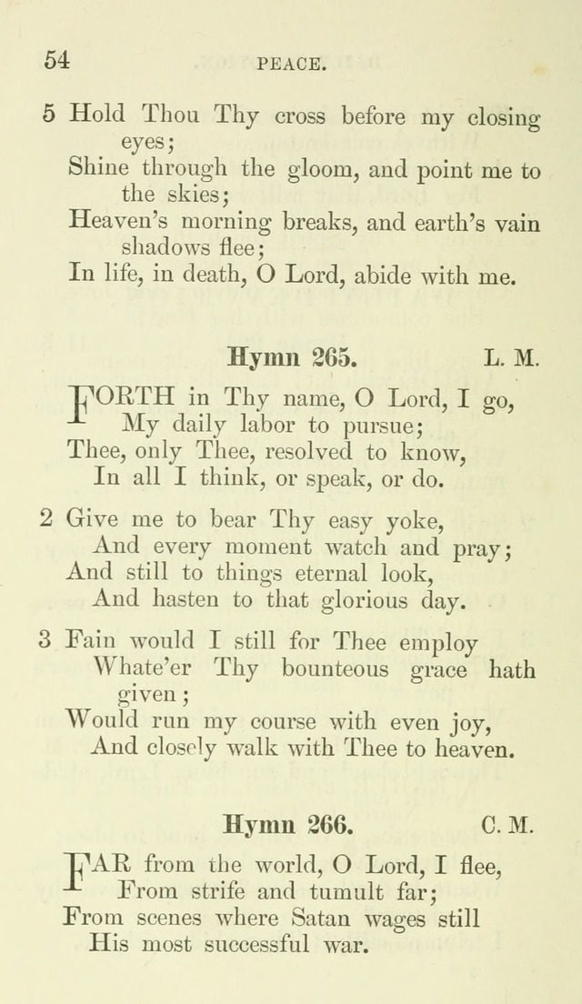 Additional Hymns set forth by the House of Bishops at the request of the House of Clerical and Lay Deputies, in General Convention, October 1865; to be used in the congregations of the Protestant Ep.. page 54