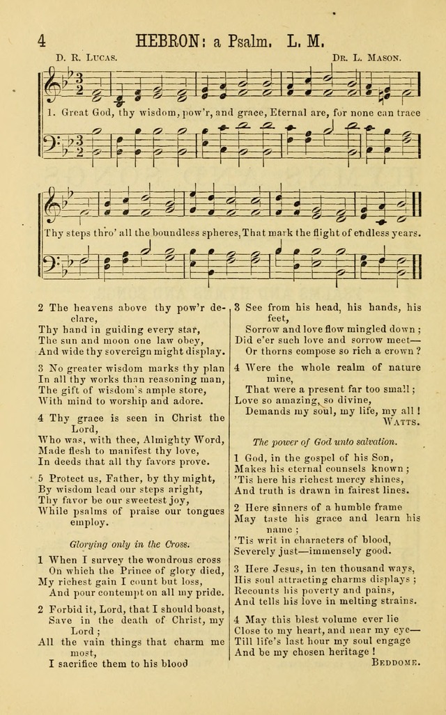 Apostolic Hymns and Songs: a collection of hymns and songs, both new and old, for the church, protracted meetings, and the Sunday school page 4