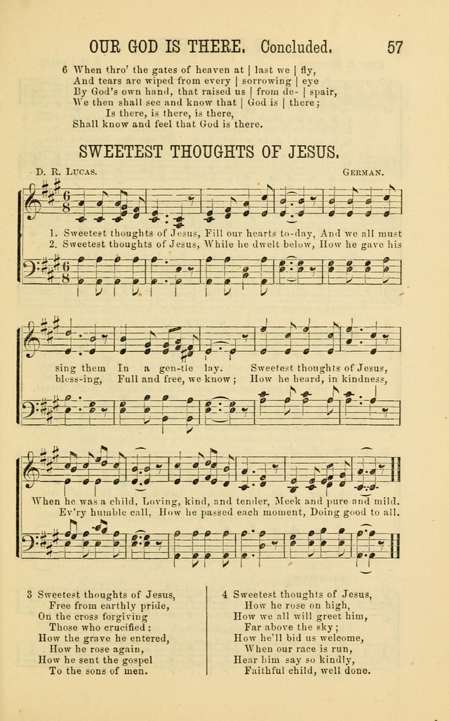 Apostolic Hymns and Songs: a collection of hymns and songs, both new and old, for the church, protracted meetings, and the Sunday school page 57