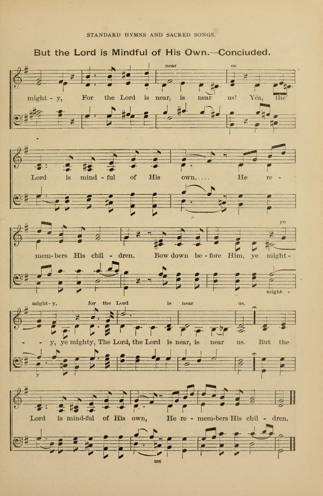 The Assembly Hymn and Song Collection: designed for use in chapel, assembly, convocation, or general exercises of schools, normals, colleges and universities. (3rd ed.) page 105