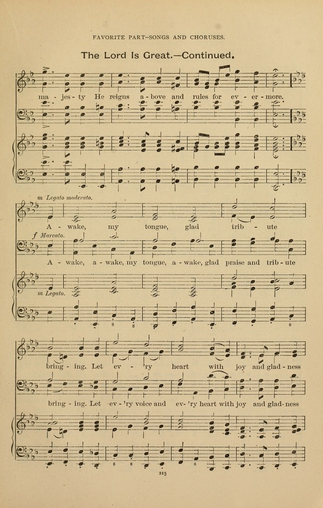 The Assembly Hymn and Song Collection: designed for use in chapel, assembly, convocation, or general exercises of schools, normals, colleges and universities. (3rd ed.) page 215