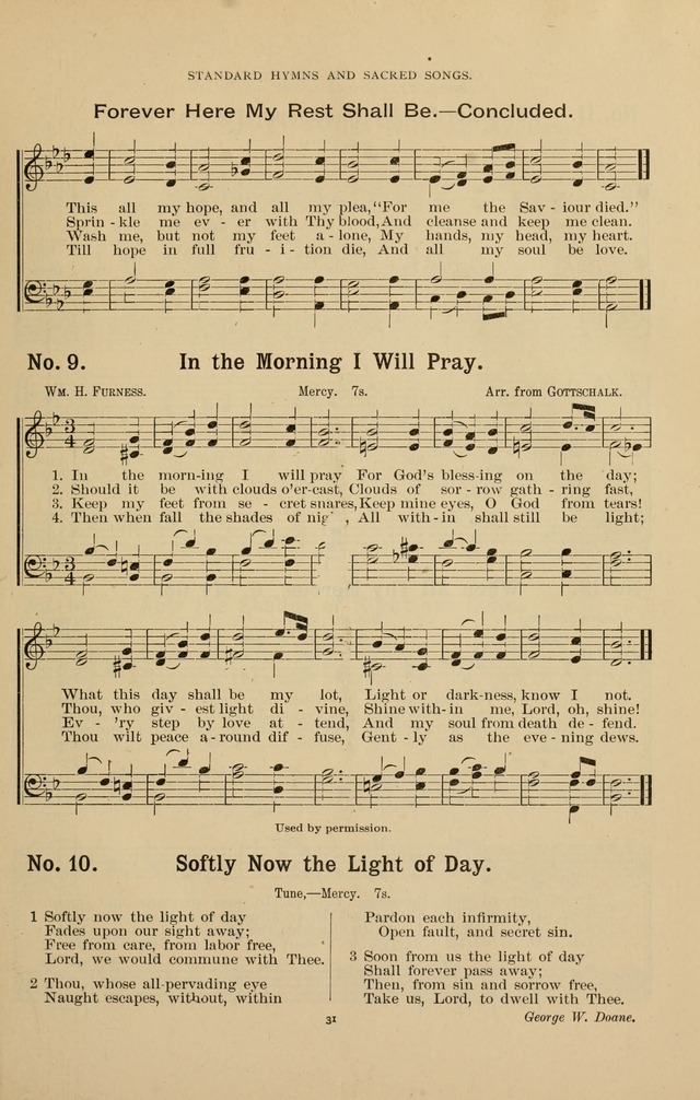 The Assembly Hymn and Song Collection: designed for use in chapel, assembly, convocation, or general exercises of schools, normals, colleges and universities. (3rd ed.) page 31