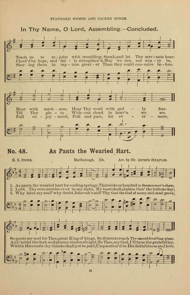 The Assembly Hymn and Song Collection: designed for use in chapel, assembly, convocation, or general exercises of schools, normals, colleges and universities. (3rd ed.) page 55