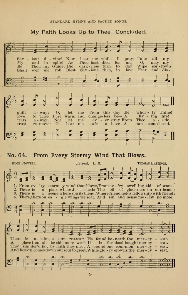 The Assembly Hymn and Song Collection: designed for use in chapel, assembly, convocation, or general exercises of schools, normals, colleges and universities. (3rd ed.) page 67