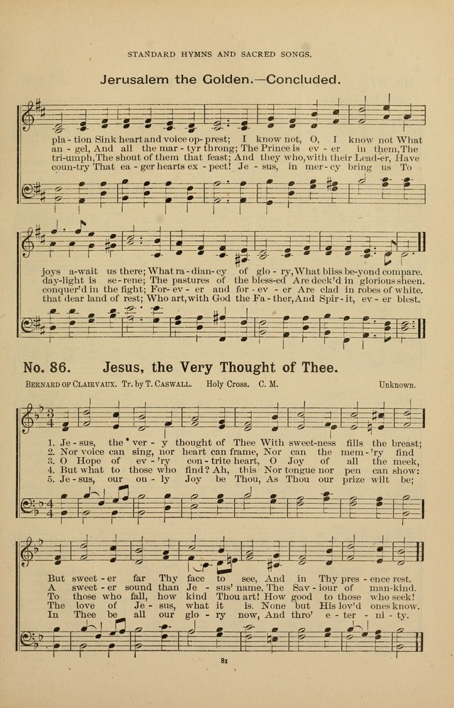 The Assembly Hymn and Song Collection: designed for use in chapel, assembly, convocation, or general exercises of schools, normals, colleges and universities. (3rd ed.) page 81