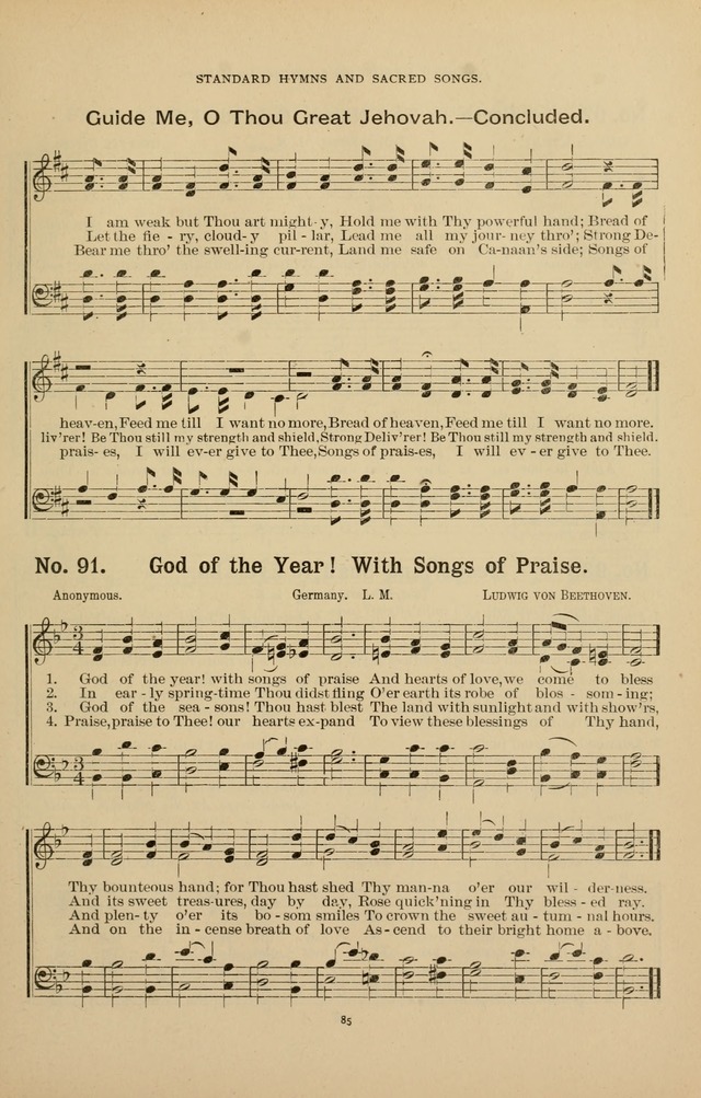 The Assembly Hymn and Song Collection: designed for use in chapel, assembly, convocation, or general exercises of schools, normals, colleges and universities. (3rd ed.) page 85