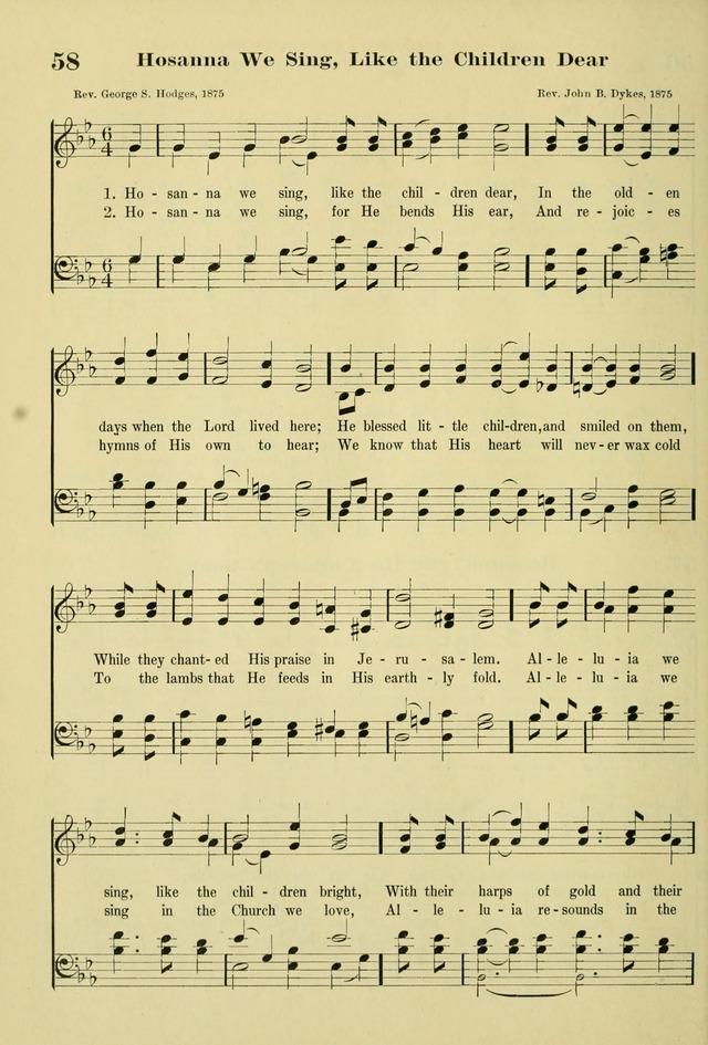 Alleluia: a hymnal for use in schools, in the home, in young people