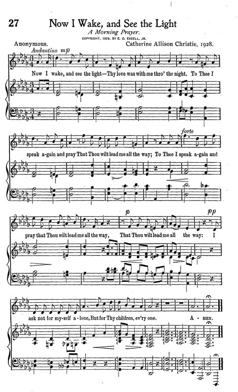 American Junior Church School Hymnal page 20