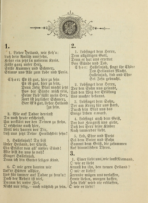 Anhang zum Kleinen Psalter: enhaltend 78 neue Lieder für Gebetstunden, Abend-Gottesdienste und Anhaltende Versammlungen (2. Auflage) page 1