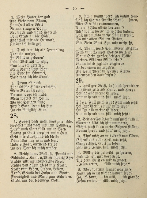 Anhang zum Kleinen Psalter: enhaltend 78 neue Lieder für Gebetstunden, Abend-Gottesdienste und Anhaltende Versammlungen (2. Auflage) page 10