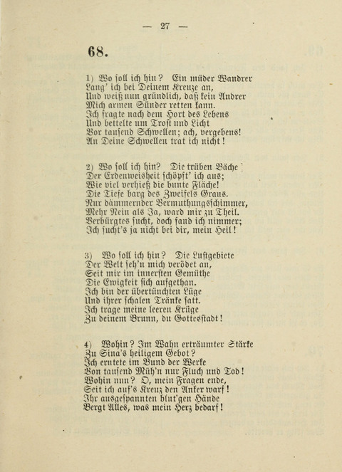 Anhang zum Kleinen Psalter: enhaltend 78 neue Lieder für Gebetstunden, Abend-Gottesdienste und Anhaltende Versammlungen (2. Auflage) page 27