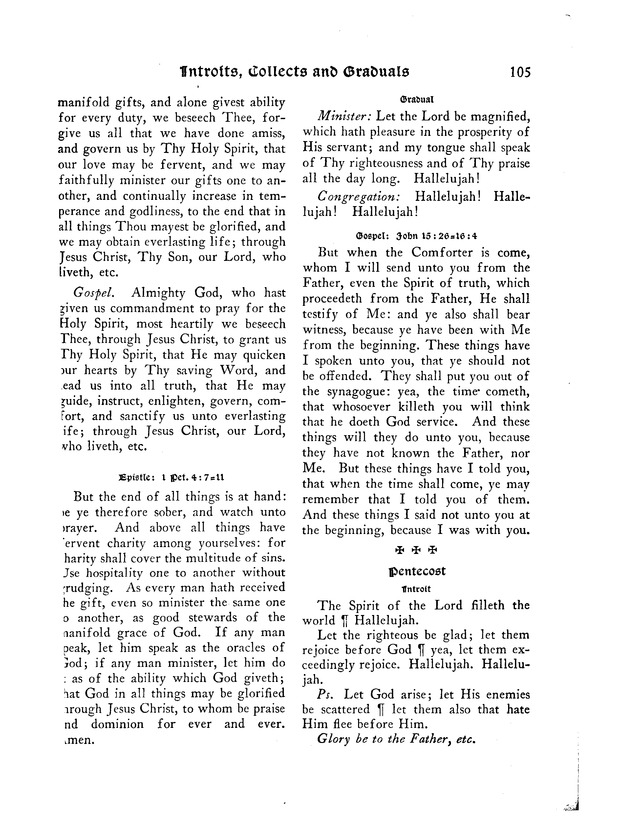 American Lutheran Hymnal page 105