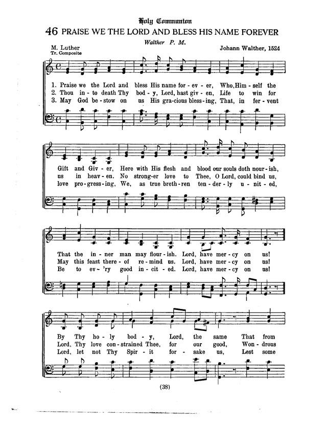 American Lutheran Hymnal page 246