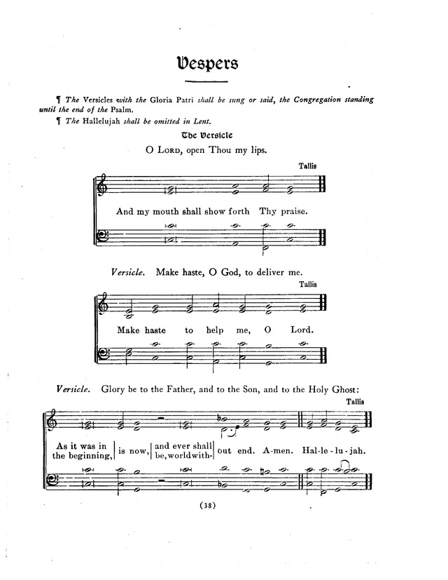 American Lutheran Hymnal page 38