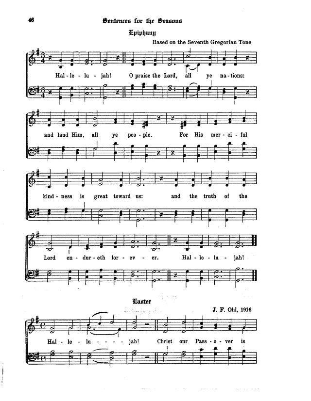 American Lutheran Hymnal page 46