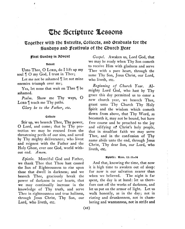 American Lutheran Hymnal page 49