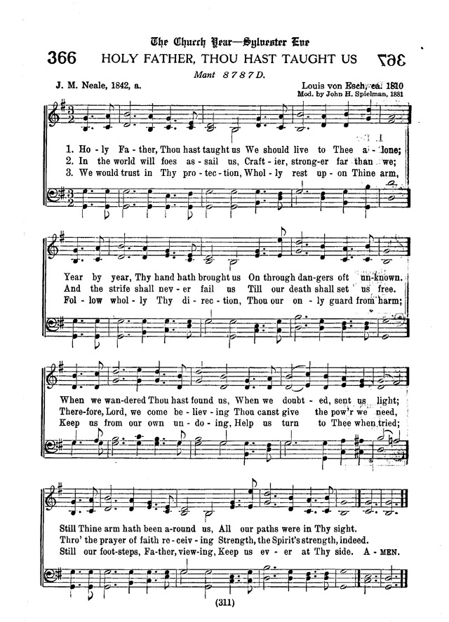 American Lutheran Hymnal page 519