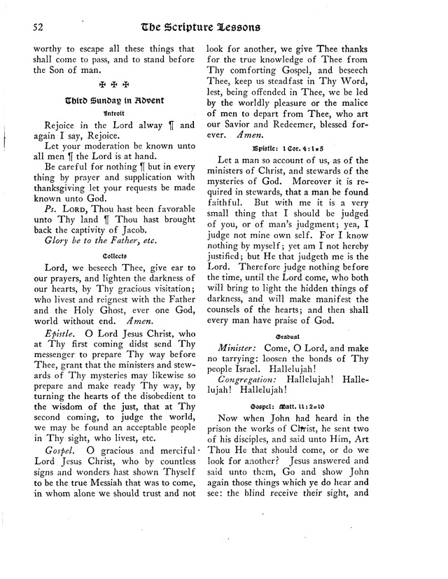 American Lutheran Hymnal page 52