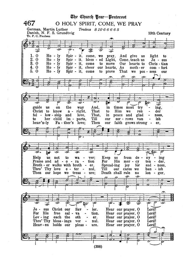 American Lutheran Hymnal page 606