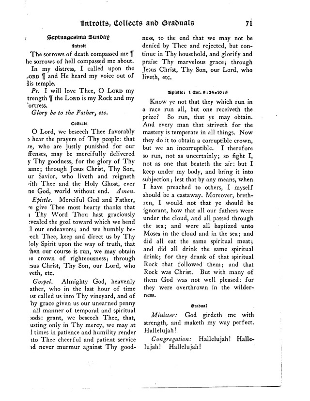 American Lutheran Hymnal page 71