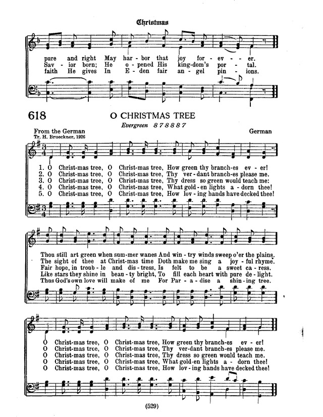 American Lutheran Hymnal page 737