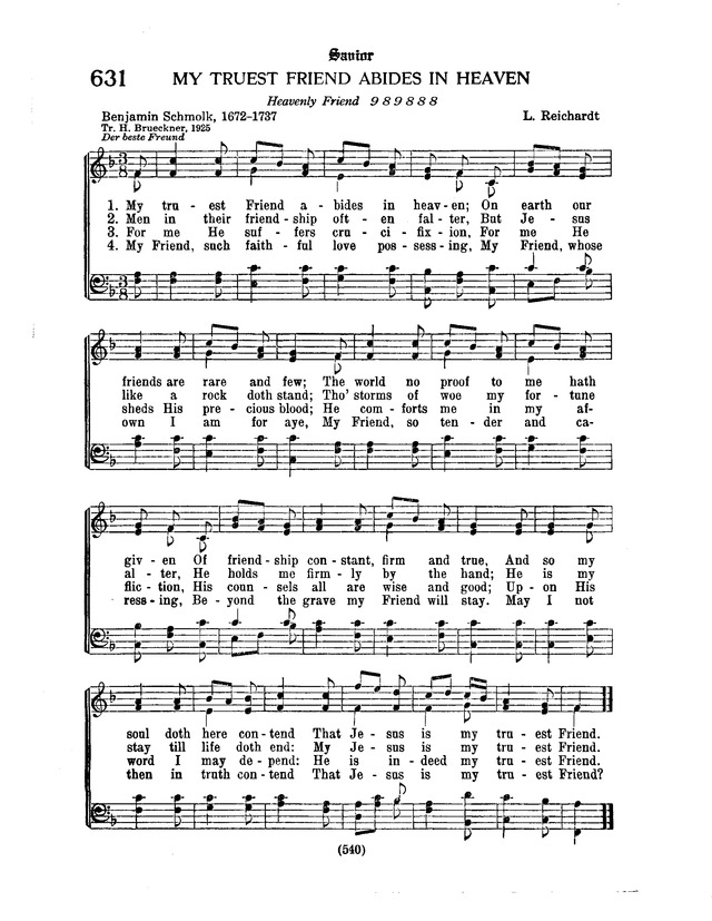 American Lutheran Hymnal page 748