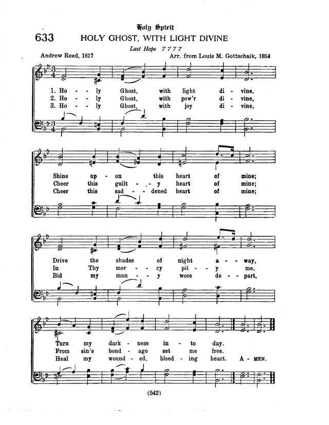 American Lutheran Hymnal page 750