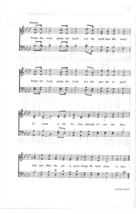 African Methodist Episcopal Church Hymnal page 23