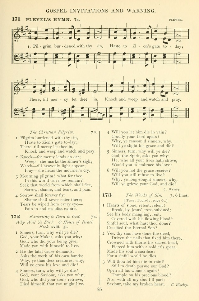 African Methodist Episcopal hymn and tune book: adapted to the doctrine and usages of the church. page 110