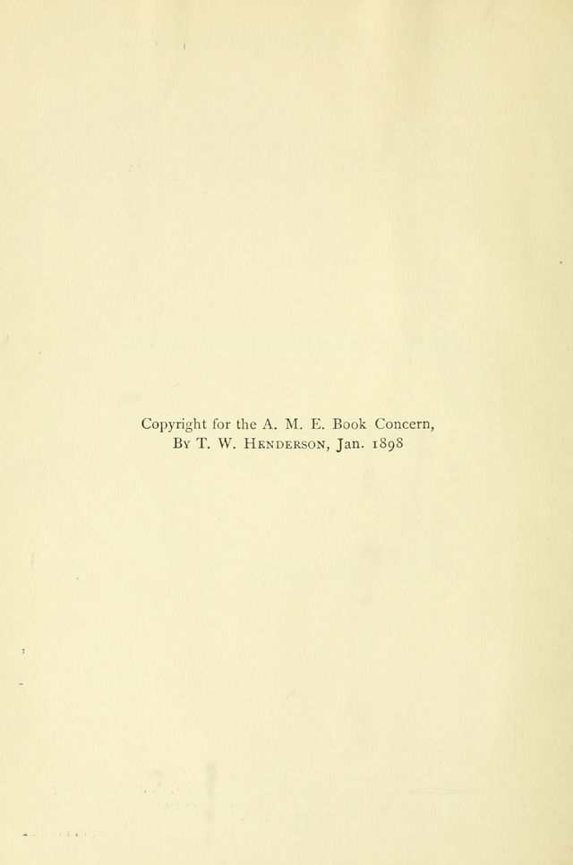 African Methodist Episcopal hymn and tune book: adapted to the doctrine and usages of the church. page 7