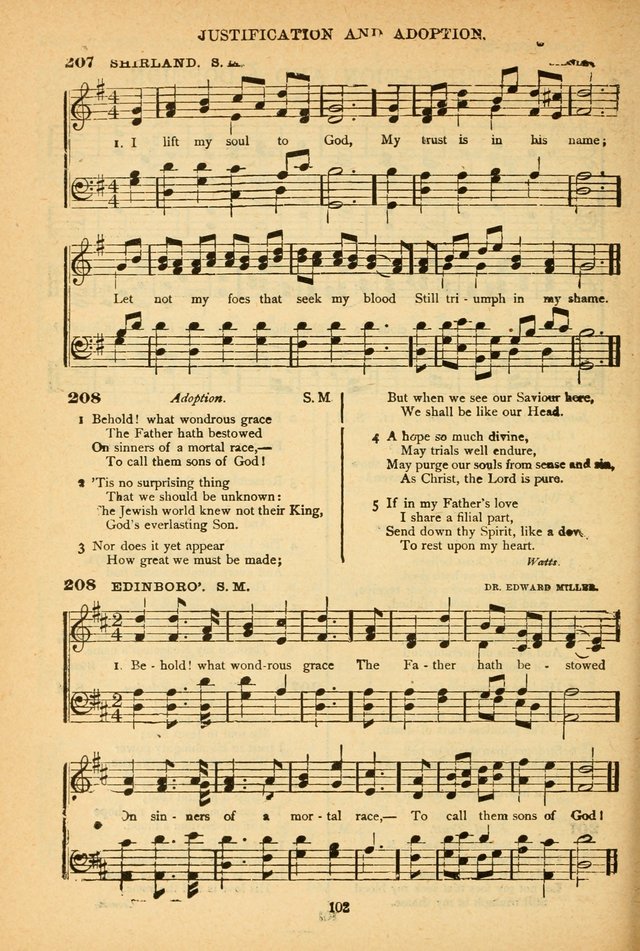 The African Methodist Episcopal Hymn and Tune Book: adapted to the doctrines and usages of the church (6th ed.) page 102