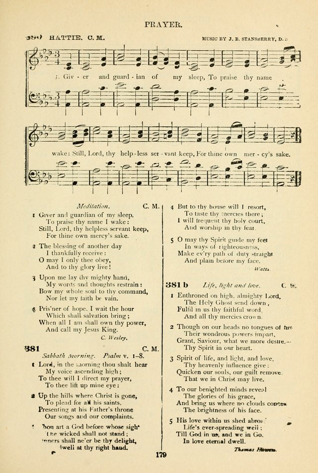 The African Methodist Episcopal Hymn and Tune Book: adapted to the doctrines and usages of the church (6th ed.) page 179