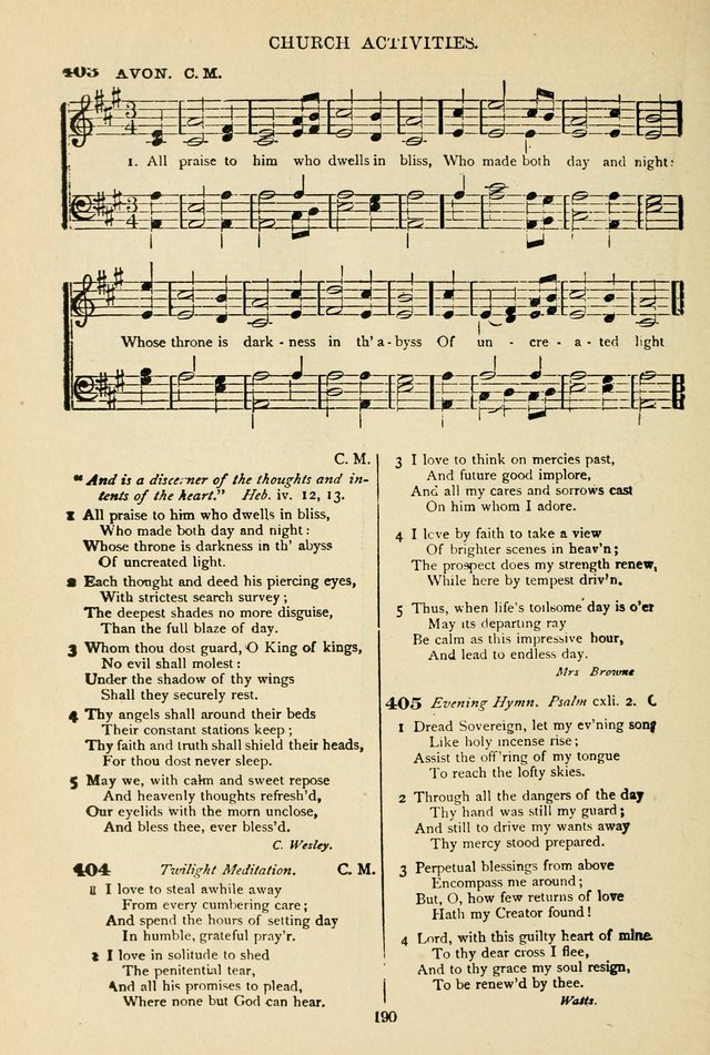 The African Methodist Episcopal Hymn and Tune Book: adapted to the doctrines and usages of the church (6th ed.) page 190