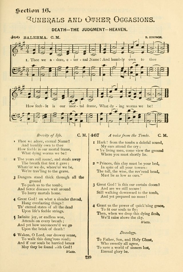 The African Methodist Episcopal Hymn and Tune Book: adapted to the doctrines and usages of the church (6th ed.) page 219