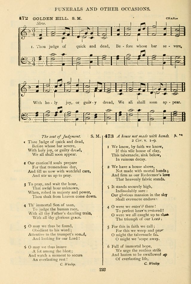 The African Methodist Episcopal Hymn and Tune Book: adapted to the doctrines and usages of the church (6th ed.) page 222