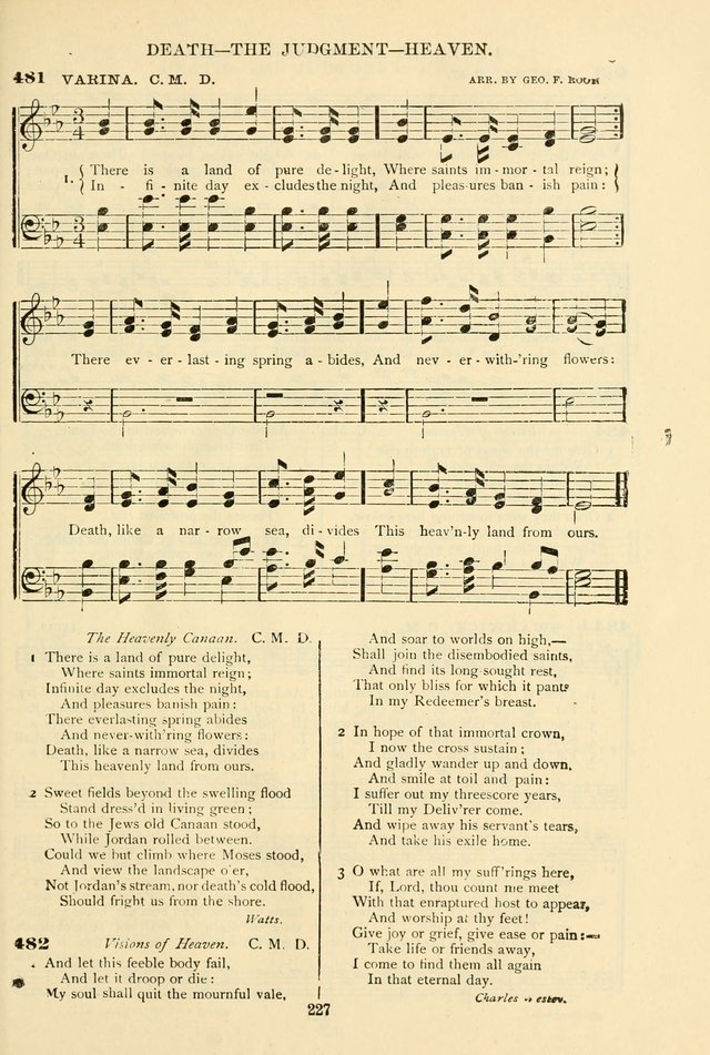 The African Methodist Episcopal Hymn and Tune Book: adapted to the doctrines and usages of the church (6th ed.) page 227