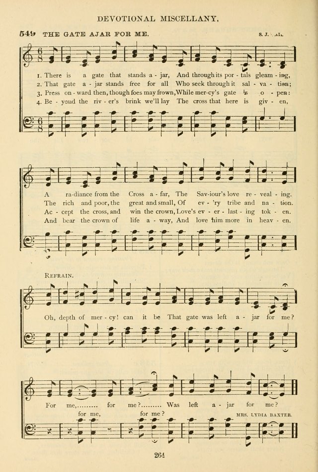 The African Methodist Episcopal Hymn and Tune Book: adapted to the doctrines and usages of the church (6th ed.) page 264