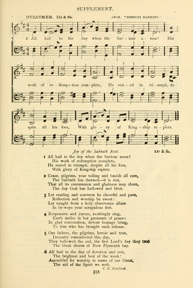 The African Methodist Episcopal Hymn and Tune Book: adapted to the doctrines and usages of the church (6th ed.) page 313