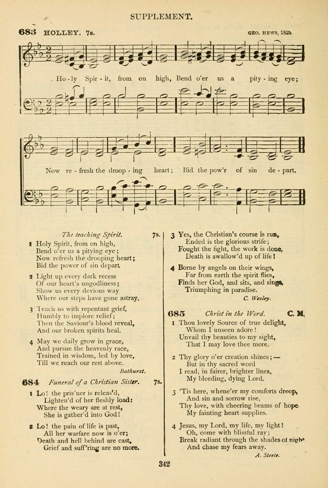 The African Methodist Episcopal Hymn and Tune Book: adapted to the doctrines and usages of the church (6th ed.) page 342